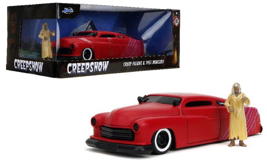 Creepshow 1951 Mercury Coupe with Creep Figure 1/24 Scale Replica - Click Image to Close